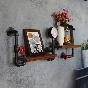 Wrought Iron Wall Shelf - HOUSYE