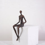 Creative Modern Resin Sitting Man Design - HOUSYE