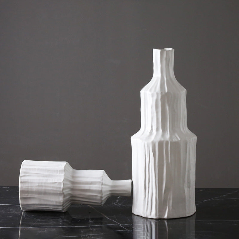 Modern Minimalist Ceramic Tree Pattern Vase - HOUSYE