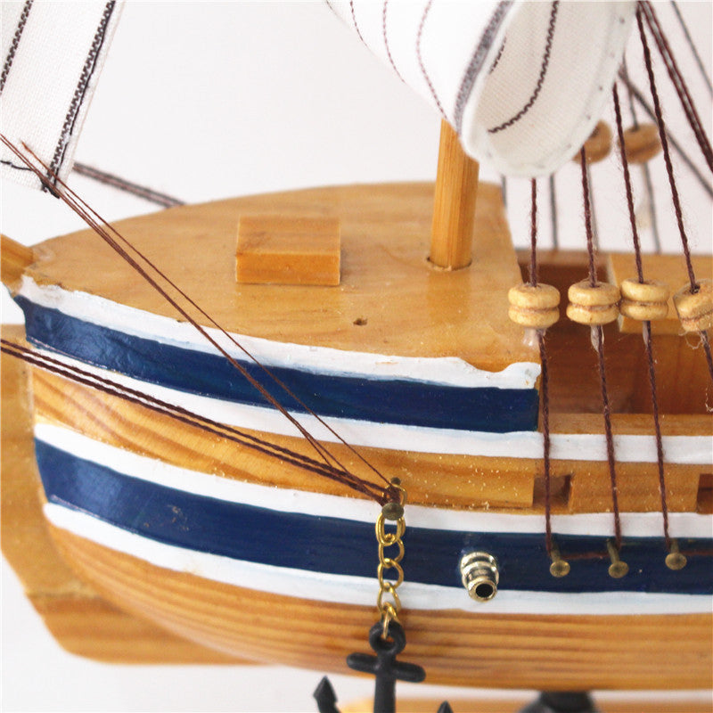 Wooden Sailboat Model - HOUSYE