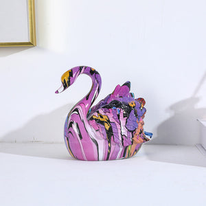 Colorful Resin Couple Swan - A Set - HOUSYE