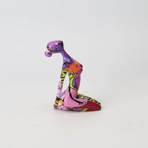 Colorful Yoga Girl Resin Sculpture - HOUSYE