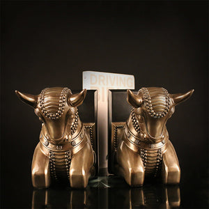 Cow Sculptures Bookends - HOUSYE