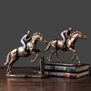 Horse Racing Resin Crafts - HOUSYE