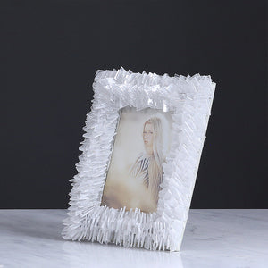 Creative Modern Minimalist Natural Spar White Photo Frame - HOUSYE