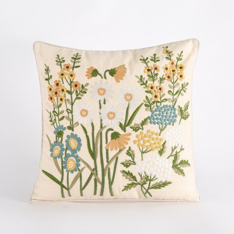 Flower Square Pillow - HOUSYE