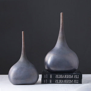 Modern Minimalist Handmade Glass Fine-pointed Vase - HOUSYE