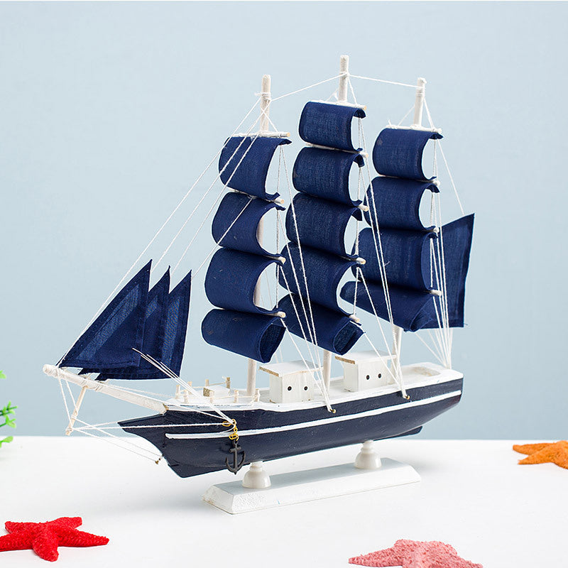 Wooden Sailboat Model - HOUSYE