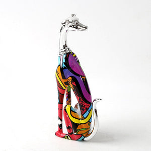 Dobermann Colorful Plating Sculpture - HOUSYE