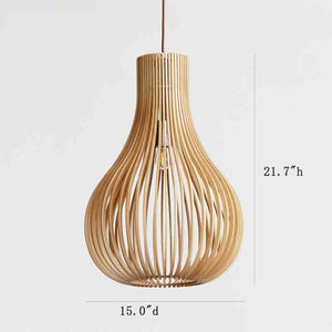 Dining Room Wooden Dripping Pendant - HOUSYE