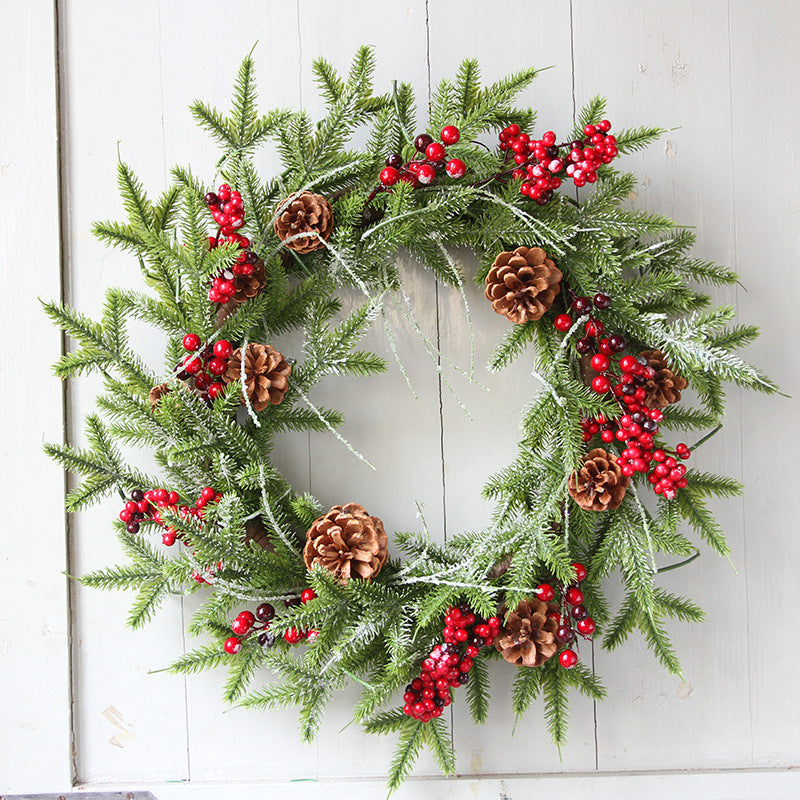 Christmas Handmade Wreath Rattan - HOUSYE