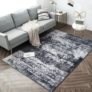 Ink Rectangular Polyester Rugs - HOUSYE