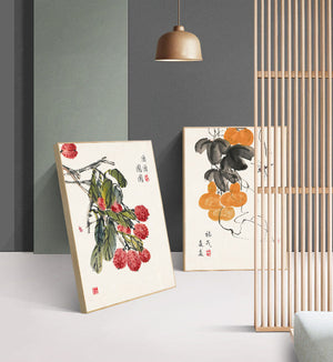 Chinese Fruit Wall Art - HOUSYE