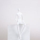 Creative Modern Resin Sitting Man Design - HOUSYE