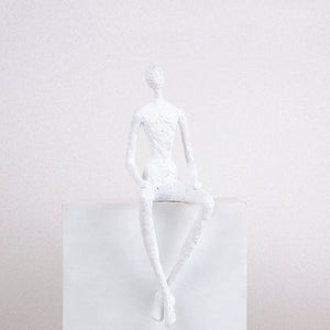 Creative Modern Resin Sitting Man Design - HOUSYE