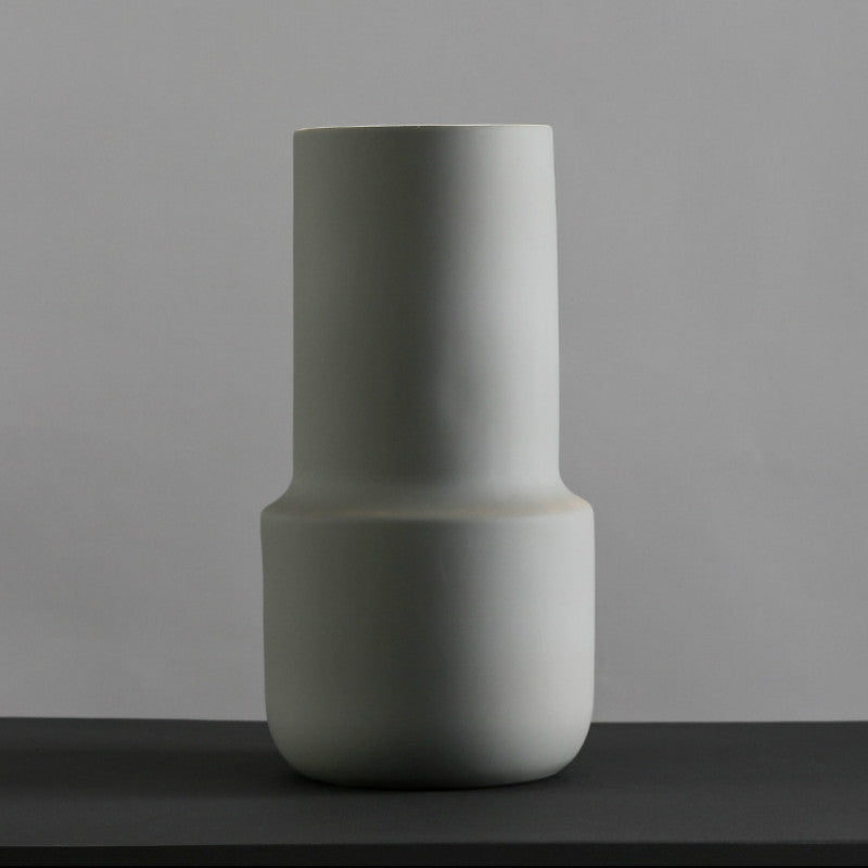 Grey Ceramic Vase - HOUSYE