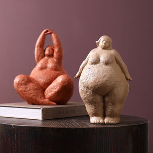 Nordic Abstract Fat Woman Resin Crafts - HOUSYE