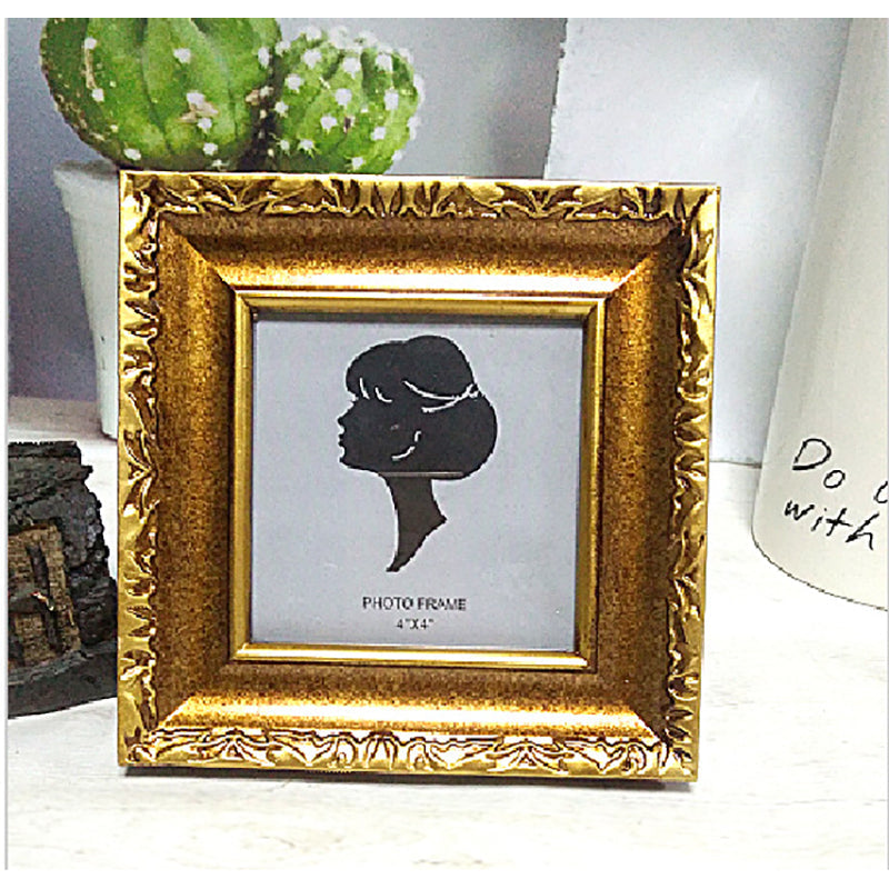 Gold Retro Resin Photo Frame - HOUSYE