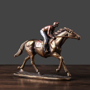 Horse Racing Resin Crafts - HOUSYE