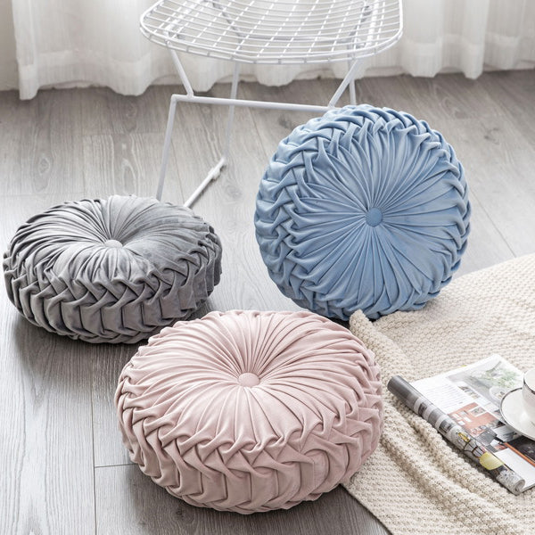 Craft Of Weaving Round Pillow - HOUSYE