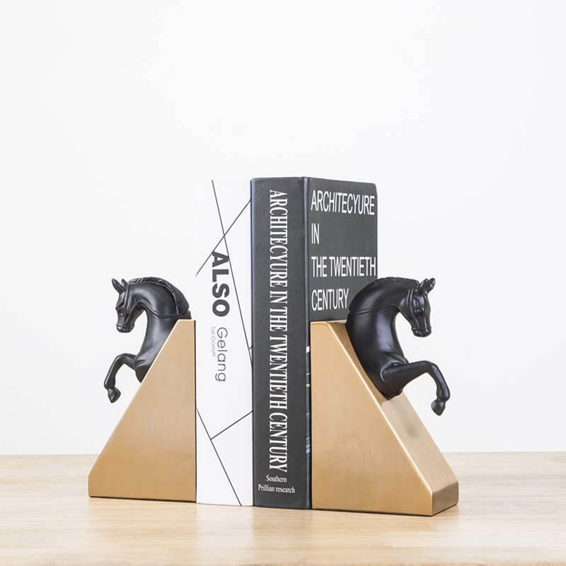 Horse Sculpture Bookends Set - HOUSYE