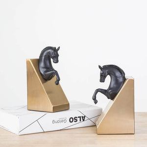 Horse Sculpture Bookends Set - HOUSYE