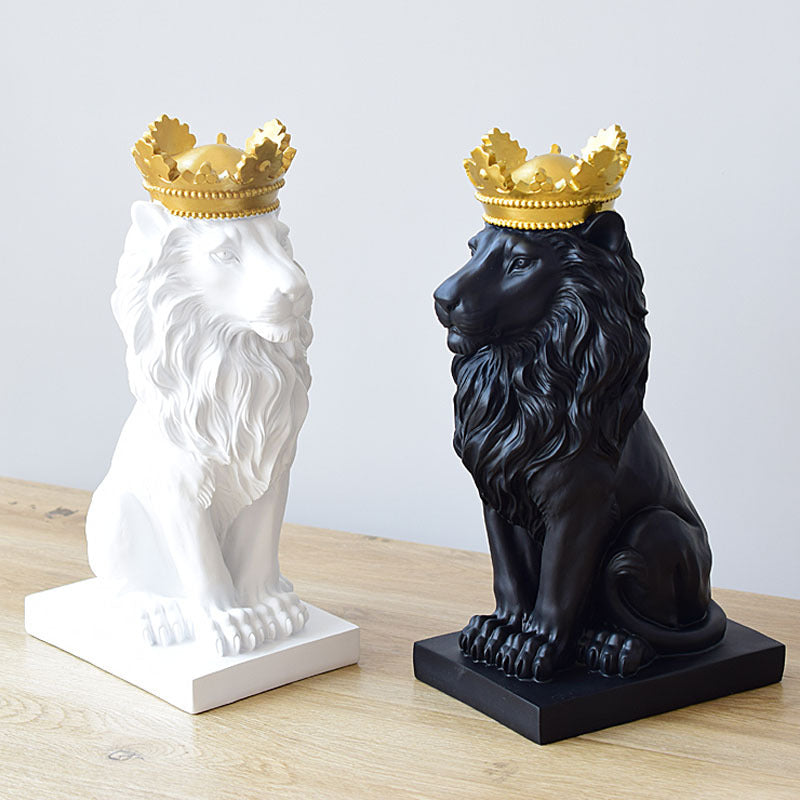 Lion King Sculpture Decor Objects - HOUSYE