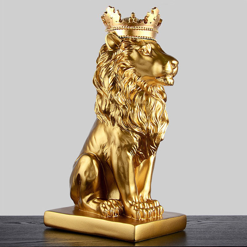 Lion King Sculpture Decor Objects - HOUSYE