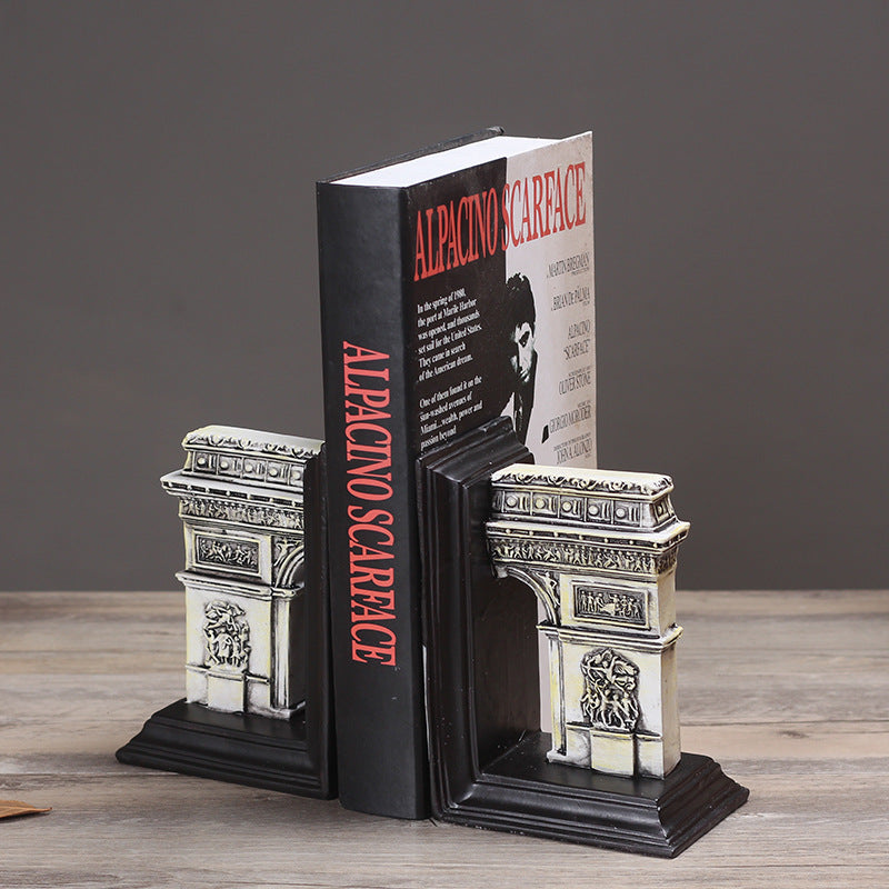 Triumphal Arch Sculpture Bookends - HOUSYE