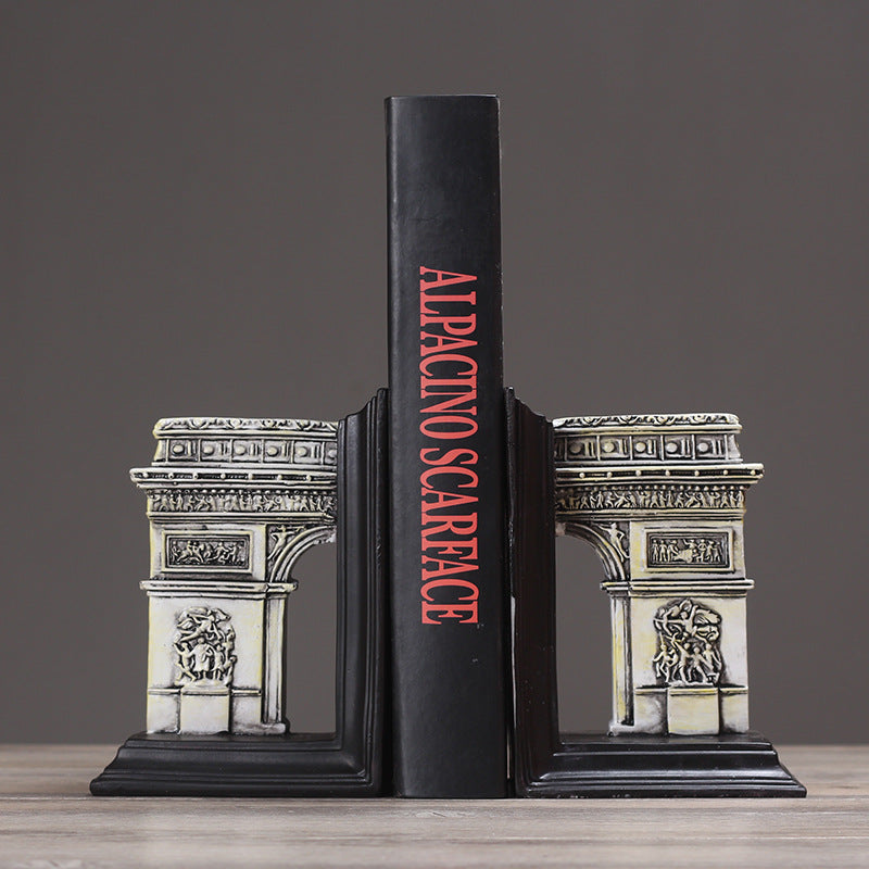 Triumphal Arch Sculpture Bookends - HOUSYE