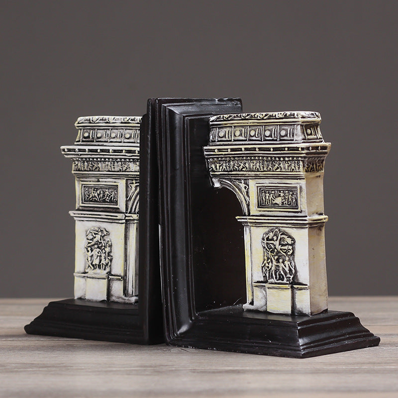 Triumphal Arch Sculpture Bookends - HOUSYE