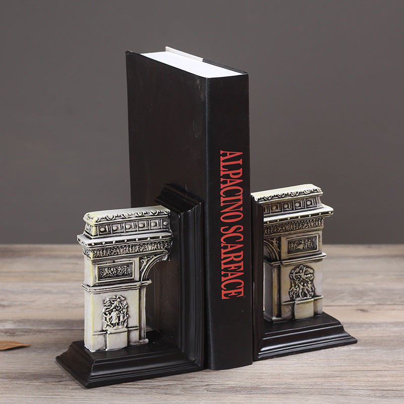 Triumphal Arch Sculpture Bookends - HOUSYE