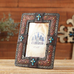 Western Cowboy Style Picture Frame - 08 - HOUSYE