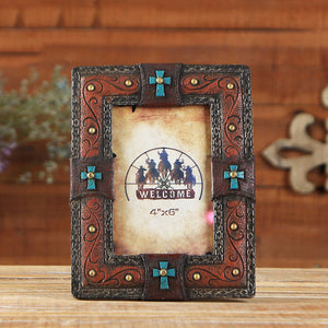 Western Cowboy Style Picture Frame - 08 - HOUSYE