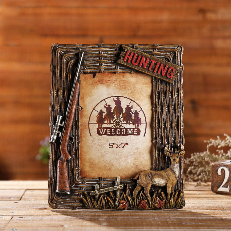 Western Cowboy Style Picture Frame - 11 - HOUSYE