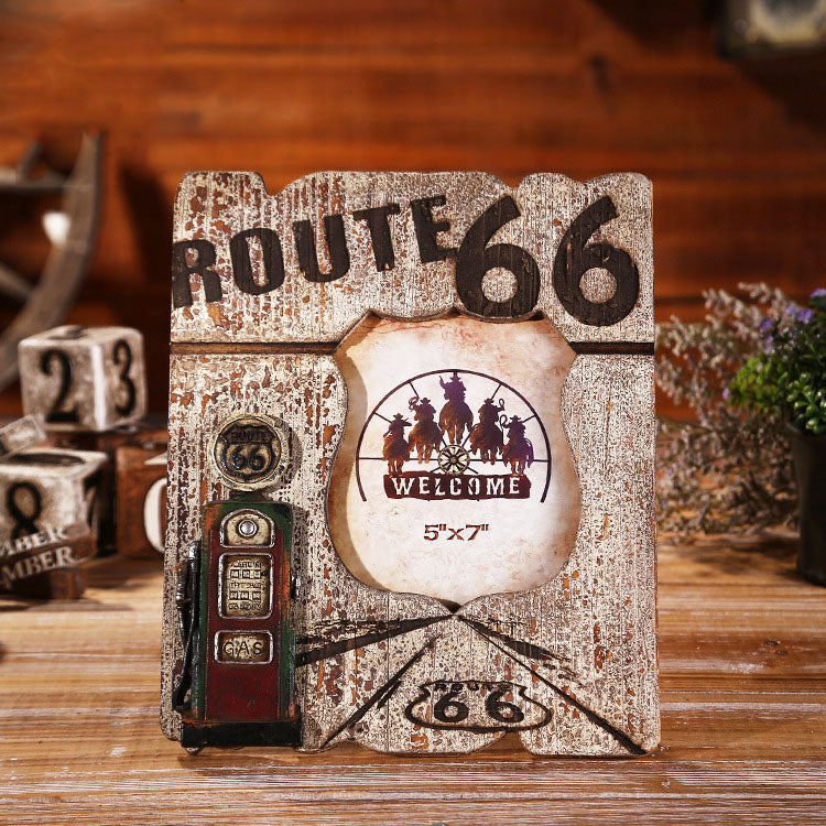 Western Cowboy Style Picture Frame - 16 - HOUSYE