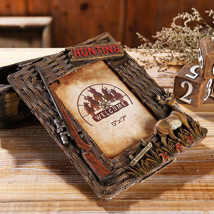 Western Cowboy Style Picture Frame - 11 - HOUSYE