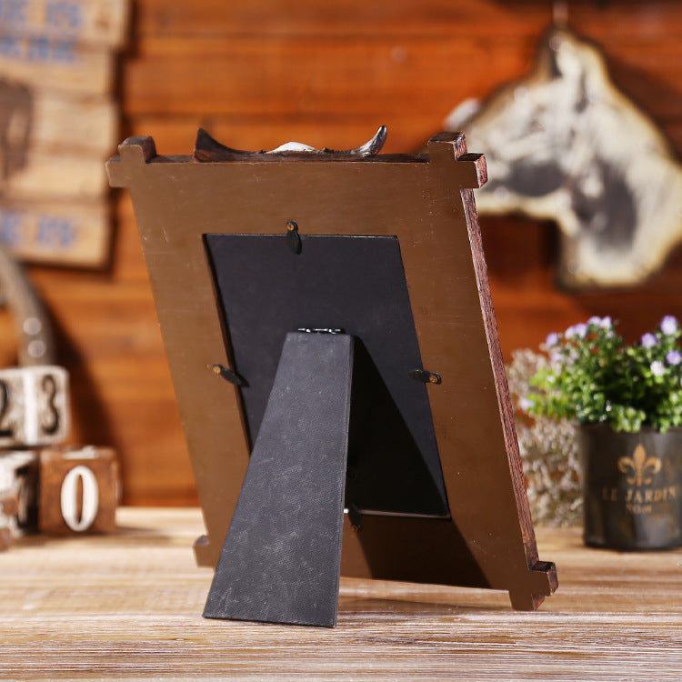 Western Cowboy Style Picture Frame - 06 - HOUSYE